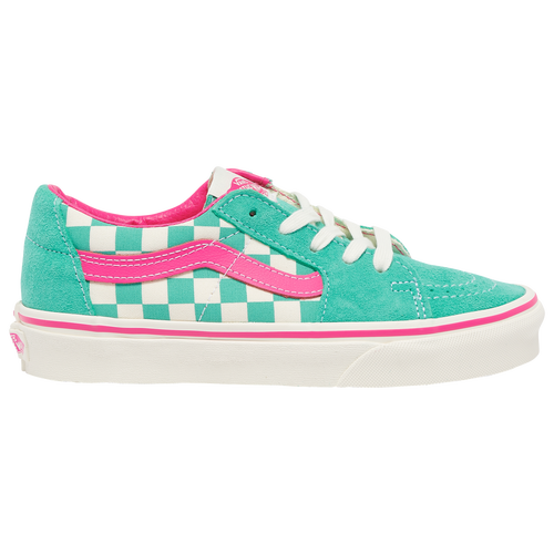 

Boys Vans Vans SK8-Low - Boys' Grade School Skate Shoe Teal/Pink Size 06.0