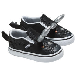 Girls' Infant - Vans Triceratops Slip On Velcro - Silver/Black