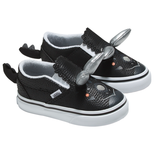 

Girls Infant Vans Vans Triceratops Slip On Velcro - Girls' Infant Shoe Silver/Black Size 10.0