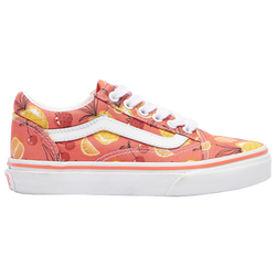 Girls' Preschool - Vans Old Skool Fruit - Orange/White