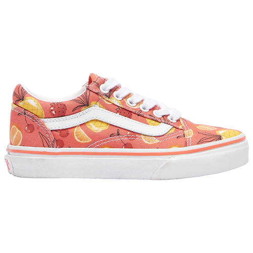 

Vans Girls Vans Old Skool Fruit - Girls' Preschool Shoes Orange/White Size 3.0