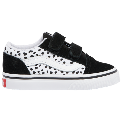 

Girls Vans Vans Old Skool Dalmatian - Girls' Toddler Skate Shoe Black/White Size 04.0