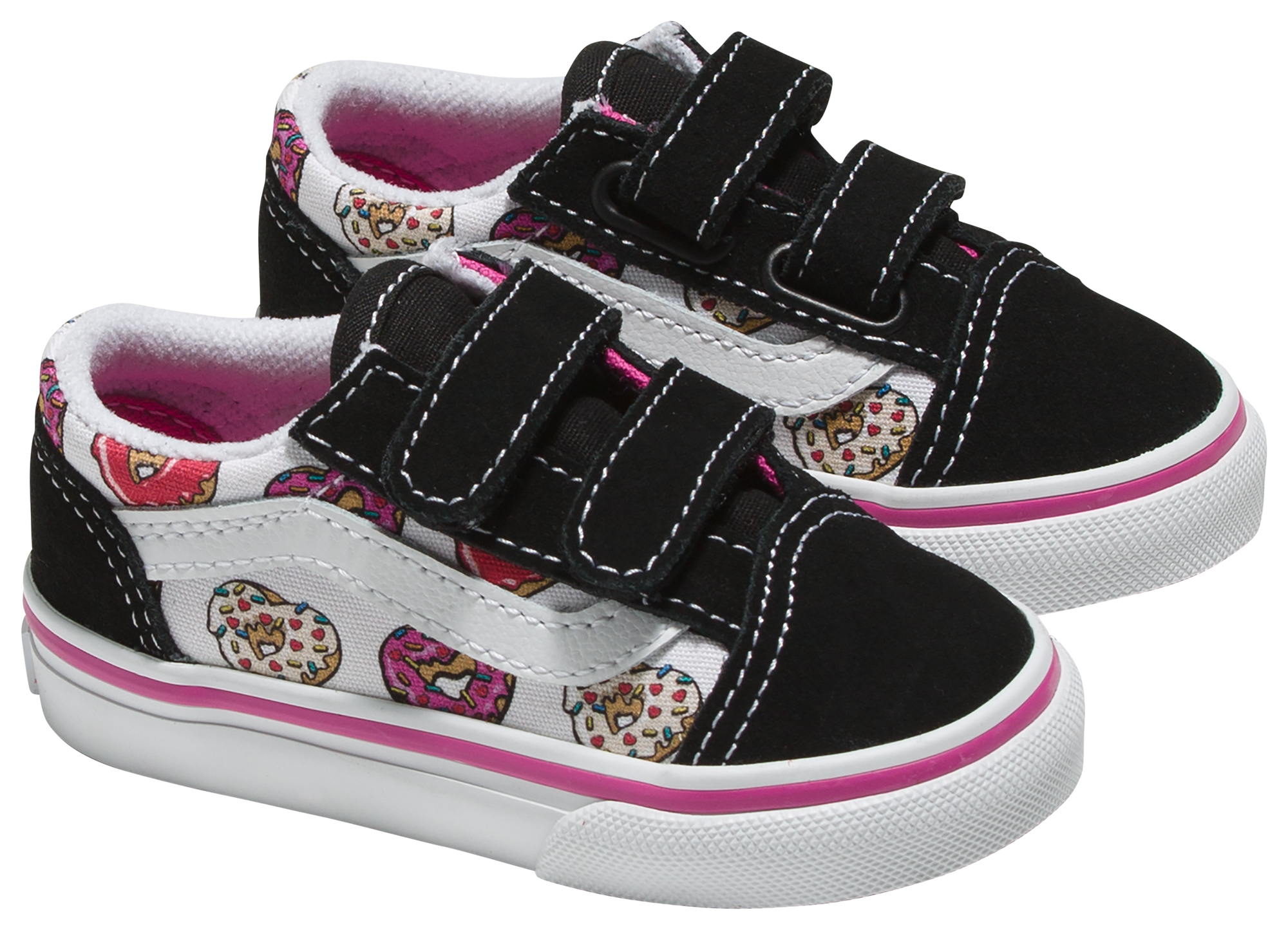 Vans Old Skool Garden Floral Unisex Black Suede Canvas Upper Shoe