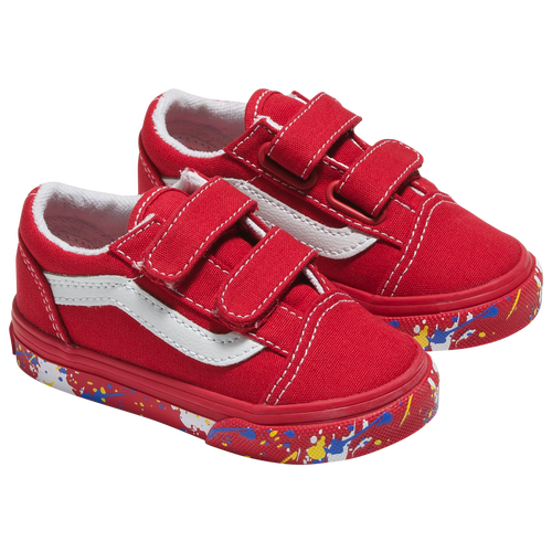 BOYS - Vans Old Skool - White/Red