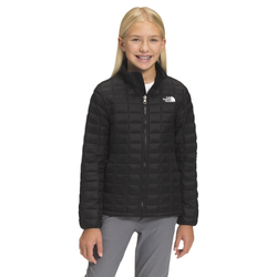 Girls' Grade School - The North Face Thermoball Jacket - Black/White