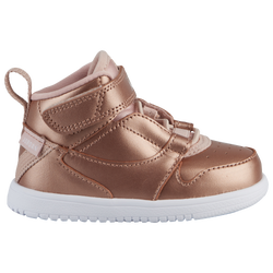 Girls' Toddler - Jordan Fadeaway SE - Particle Beige/White/Noble Red