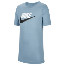 Boys' Grade School - Nike NSW Futura Icon T-Shirt - Worn Blue/Black