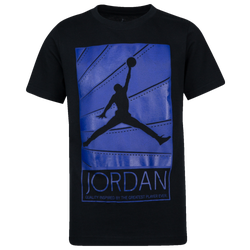 Boys' Grade School - Jordan AJ12 Stand Tall T-Shirt - Black/Blue