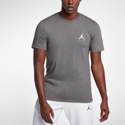 Men's - Jordan Jumpman Air Embroidered T-Shirt - Carbon Heather/White