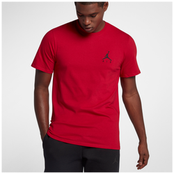 Men's - Jordan Jumpman Air Embroidered T-Shirt - Gym Red/Black