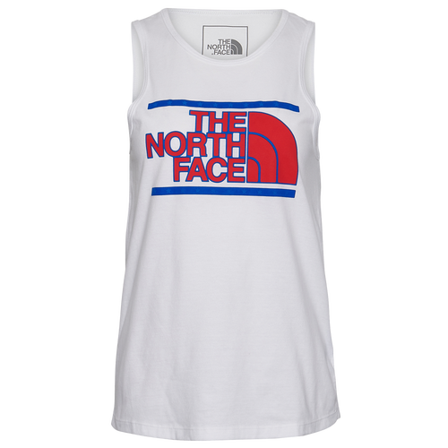 

The North Face Womens The North Face USA Tank - Womens White/Red Size M