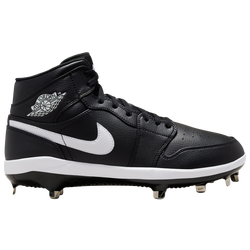 Black and white jordan cleats online