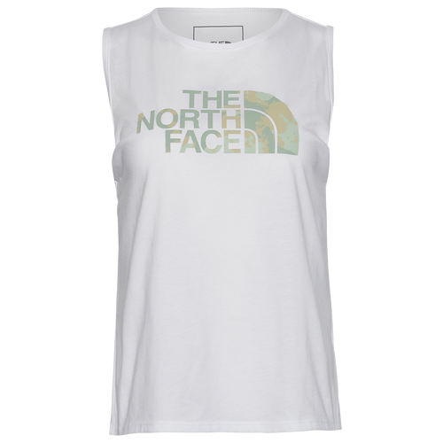 

The North Face Womens The North Face Foundation Graphic Tank - Womens White/Tan Size S