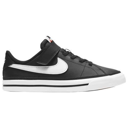 

Boys Preschool Nike Nike Court Legacy - Boys' Preschool Shoe Black/White/Gum Size 01.0