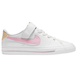 Boys' Preschool - Nike Court Legacy - White/Pink Foam/Honeydew