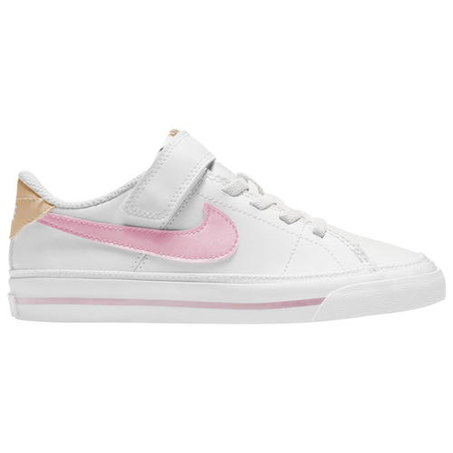

Nike Boys Nike Court Legacy - Boys' Preschool Basketball Shoes Pink Foam/Honeydew/White Size 13.0