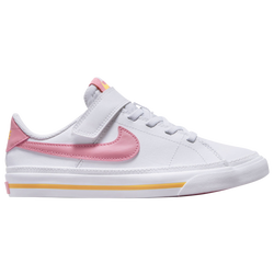 Boys' Preschool - Nike Court Legacy - Coral Chalk/White/Laser Orange