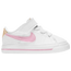 Nike Court Legacy - Boys' Infant White/Pink Foam/Honeydew