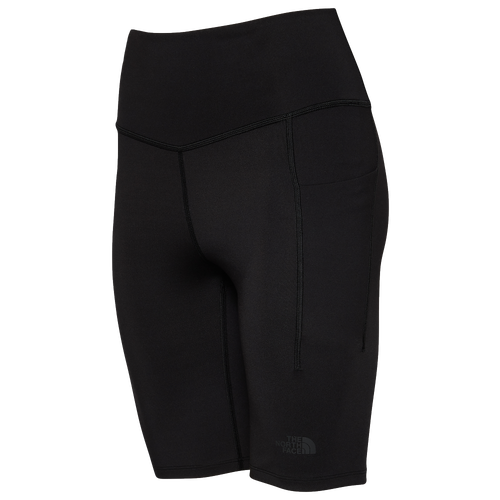 The North Face Motivation High Waist Pocket Short Tights In Black/white