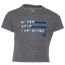 The North Face Mountain T-Shirt - Girls' Grade School Grey/Navy