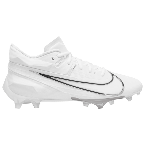 

Nike Mens Nike Vapor Edge Elite 360 2 - Mens Football Shoes White/Metallic Silver/Pure Platinum Size 10.0