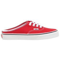 Women's - Vans Authentic Mule - Red/White