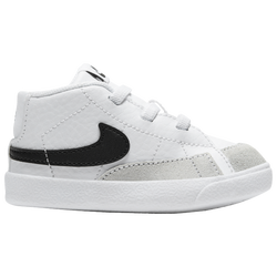 Boys' Infant - Nike Blazer Mid - White/Black/White