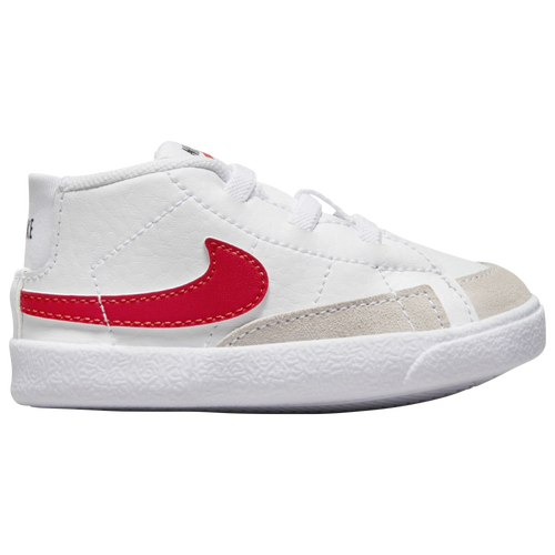 

Boys Infant Nike Nike Blazer Mid - Boys' Infant Shoe White/Habanero Red/Medium Blue Size 03.0