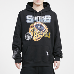 Men's - Pro Standard Spurs Champ Ring Pullover - Black/Black
