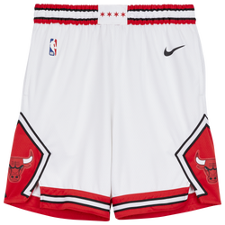 Men's - Nike NBA Swingman Shorts - White/Red/Black