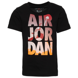Boys' Preschool - Jordan Dunk Fade T-Shirt - Black/Black