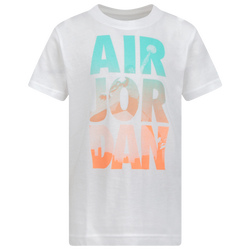 Boys' Preschool - Jordan Dunk Fade T-Shirt - White/Multicolor