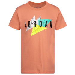 Pre-school - Jordan Geo Flight T-Shirt - Orange/White