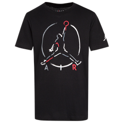 Boys' Grade School - Jordan In the Paint T-Shirt - Black/White