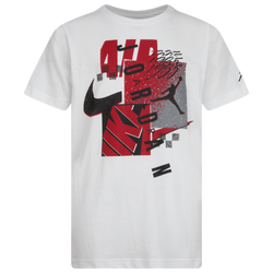 Boys' Grade School - Jordan Post Up T-Shirt - White/Red