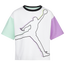 Jordan J's Are For Girls T-Shirt - Girls' Grade School White/Purple