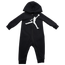 Jordan HBR Jumpman Hooded Coverall - Boys' Infant Black/Black