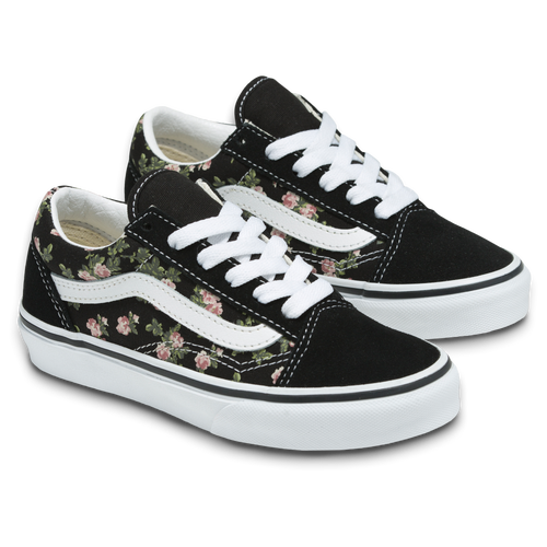 

Girls Preschool Vans Vans Old Skool - Girls' Preschool Shoe Wallpaper Floral/Black Size 03.0