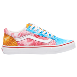 Boys' Grade School - Vans Old Skool - Red/Blue/Orange