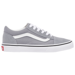 Boys' Grade School - Vans Old Skool - White/Grey