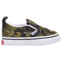 Boys' Toddler - Vans Old Skool V Camocollage Slip On - Green/Black
