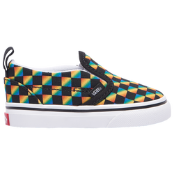 Girls' Toddler - Vans Slip On - Black/Multi