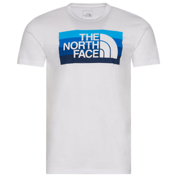 Men's - The North Face Tonal Bars Half Dome T-Shirt - White/Black
