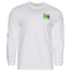 The North Face Distorted Half Dome Long Sleeve T-Shirt - Men's White/Multi