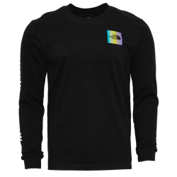 Men's - The North Face Distorted Half Dome Long Sleeve T-Shirt - Black/Multi