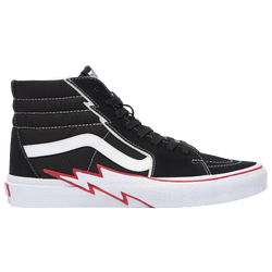 Men's - Vans Sk8 Hi Bolt - Black/Racing Red