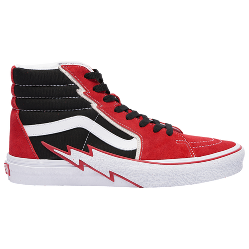 Vans Mens Sk8 Hi In Racing Red/black | ModeSens