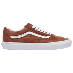 Men's - Vans Old Skool Pig Suede - Brown/White