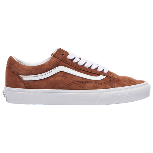 

Vans Mens Vans Old Skool Pig Suede - Mens Shoes Brown/White Size 07.5