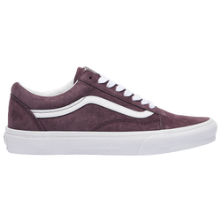 Men's - Vans Old Skool Pig Suede - Maroon/White